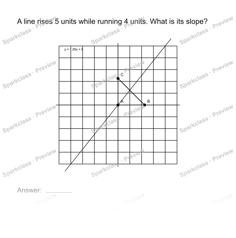 Interpret slope geometrically — page 1