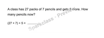 Solve a two-step story — Grade 3 problem preview