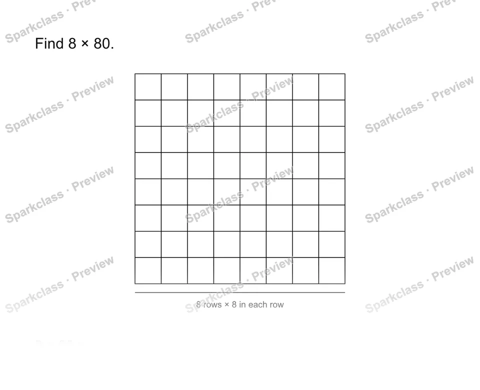 Multiply by a multiple of ten — page 1