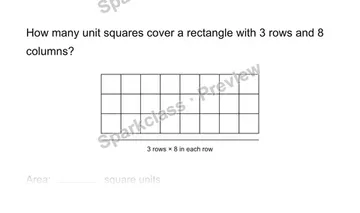 Count unit squares — Grade 3 problem preview