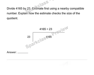 Use the multi-digit division algorithm — Grade 6 problem preview