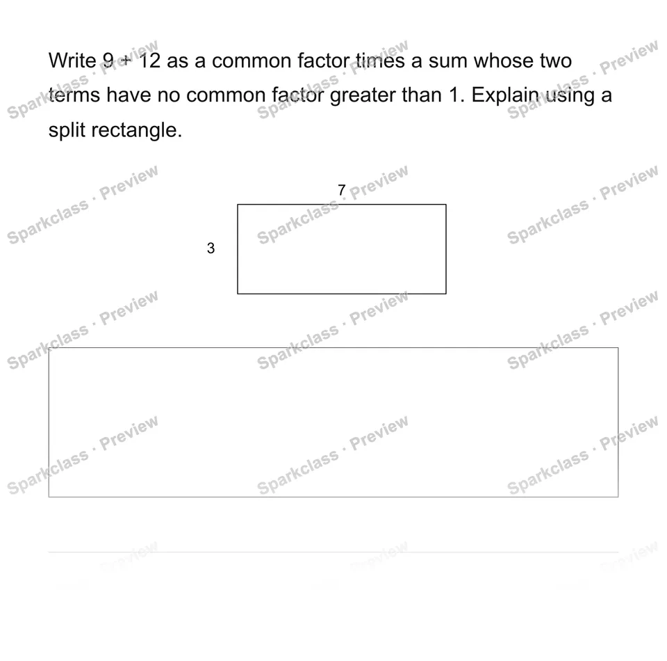 Use the distributive property with common factors — page 1