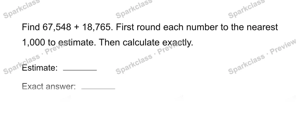 Add whole numbers — page 1