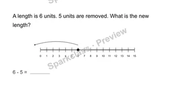 Use a length number line — Grade 2 problem preview