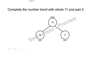 Complete the bond — Grade 1 problem preview
