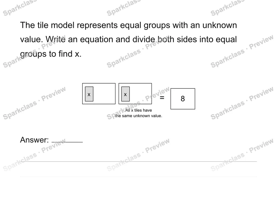 Solve multiplicative one-step equations — page 1