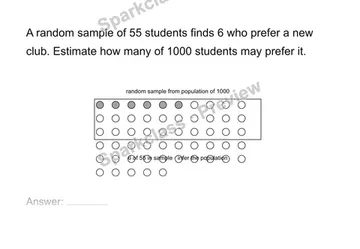 Use a sample to infer a population — Grade 7 problem preview
