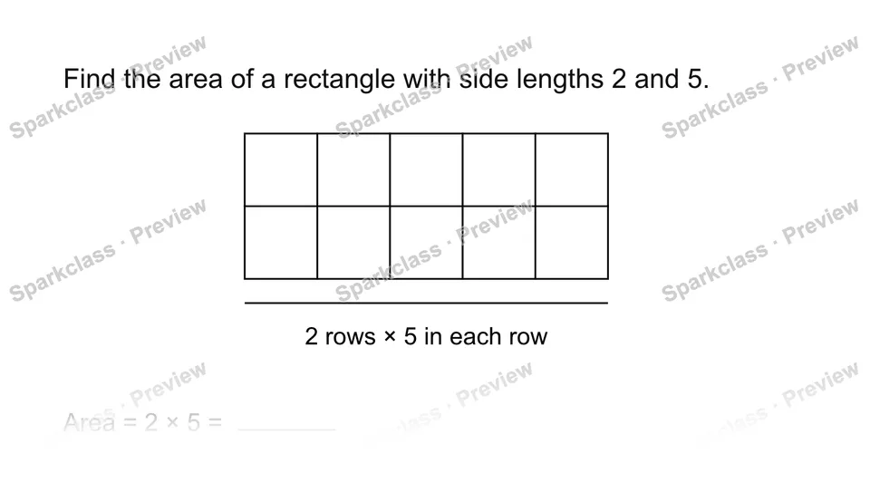 Use the area formula — page 1