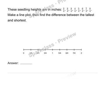 Use a new measurement dataset — Grade 4 problem preview