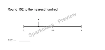Round to the nearest hundred — Grade 3 problem preview