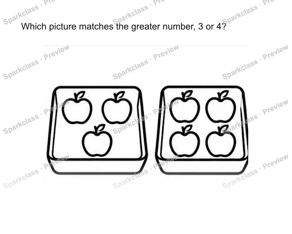 Connect numeral comparison to sets — page 1