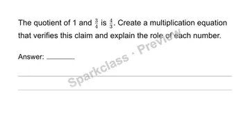Connect division with missing factors — Grade 6 problem preview