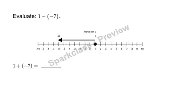 Add rational numbers — Grade 7 problem preview