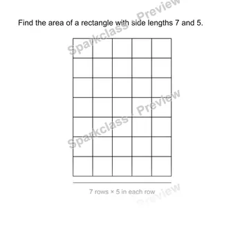 Use the area formula — Grade 3 problem preview