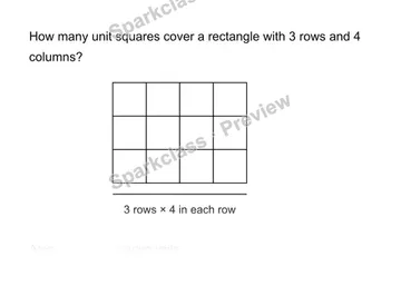 Count unit squares — Grade 3 problem preview