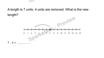 Use a length number line — Grade 2 problem preview