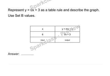 Translate among representations — Grade 8 problem preview