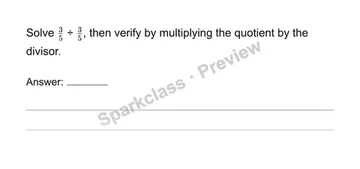 Compute and explain fraction division — Grade 6 problem preview