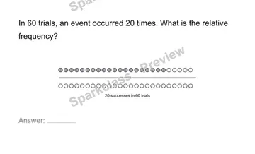 Find relative frequency — Grade 7 problem preview