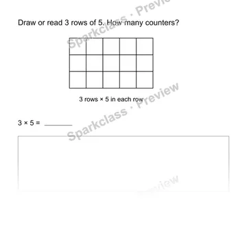 Read an array — Grade 2 problem preview