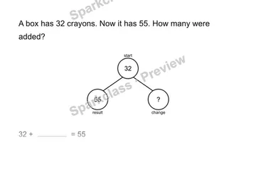 Find the change — Grade 2 problem preview