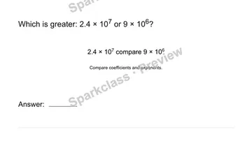 Compare orders of magnitude — Grade 8 problem preview