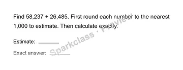 Add whole numbers — Grade 4 problem preview