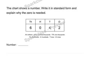 Build from place values — Grade 4 problem preview