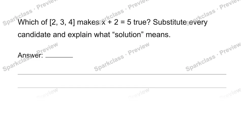 Understand and test solutions — page 1