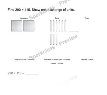 Add with an exchange — Grade 2 problem preview