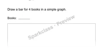 Make a graph — Grade 1 problem preview