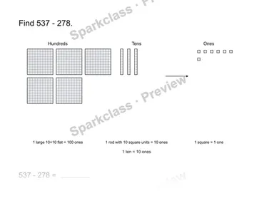 Add and subtract within 1,000 — Grade 2 problem preview