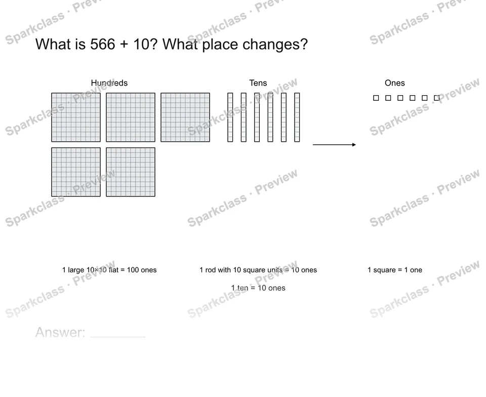 Add or subtract 10 — page 1