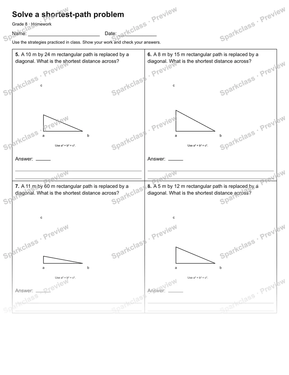 Solve a shortest-path problem — Homework — page 2