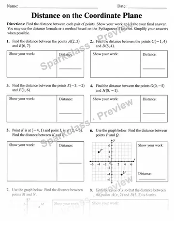 8.G.B.7 · Apply the Pythagorean theorem — Grade 8 worksheet preview