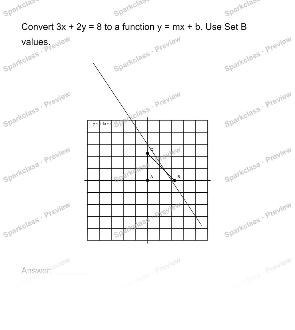 Connect equations and functions — page 1