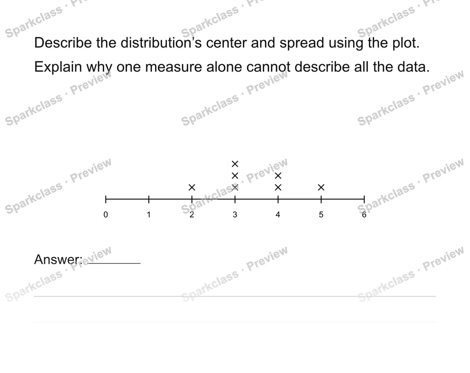 Construct and interpret numerical dot plots — page 1