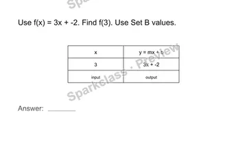 Use an input-output rule — Grade 8 problem preview