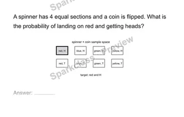 Find a compound-event probability — Grade 7 problem preview