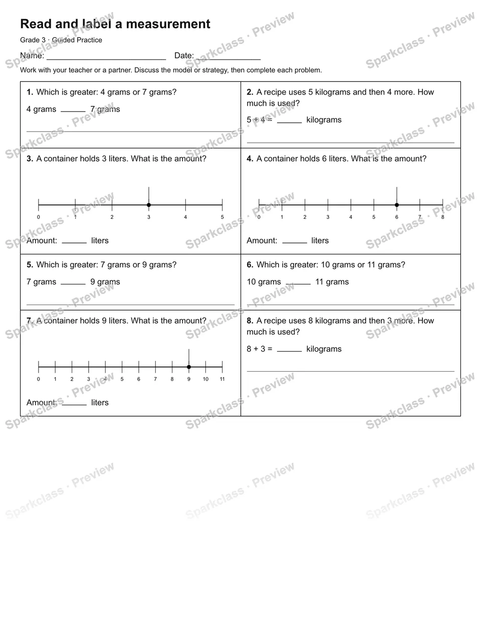 Read and label a measurement — Guided Practice — page 1