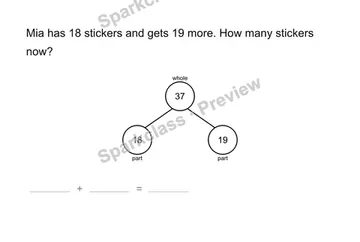 Find the total — Grade 2 problem preview
