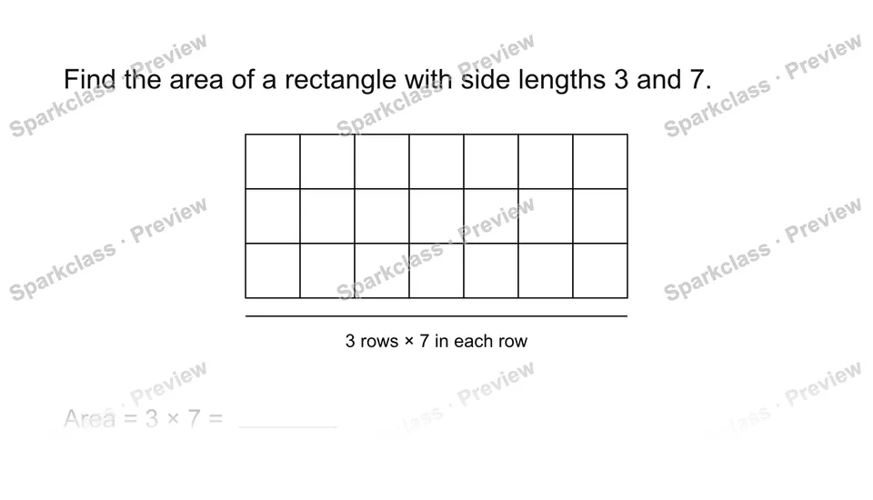 Use the area formula — page 1