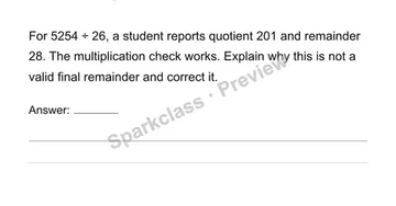 Use the multi-digit division algorithm — Grade 6 problem preview