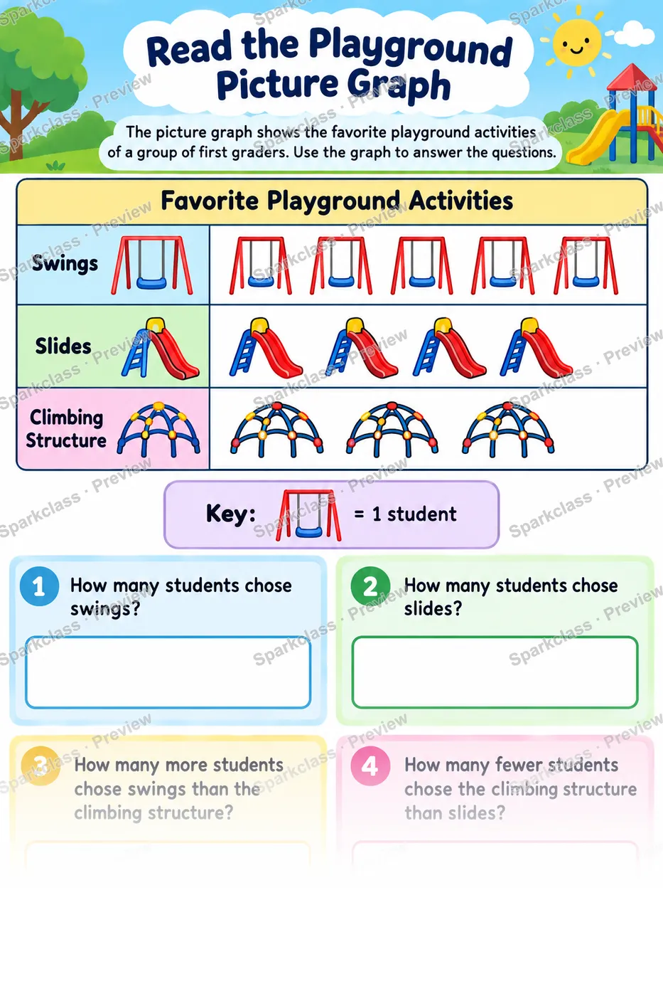 Read Playground Picture Graph — page 1