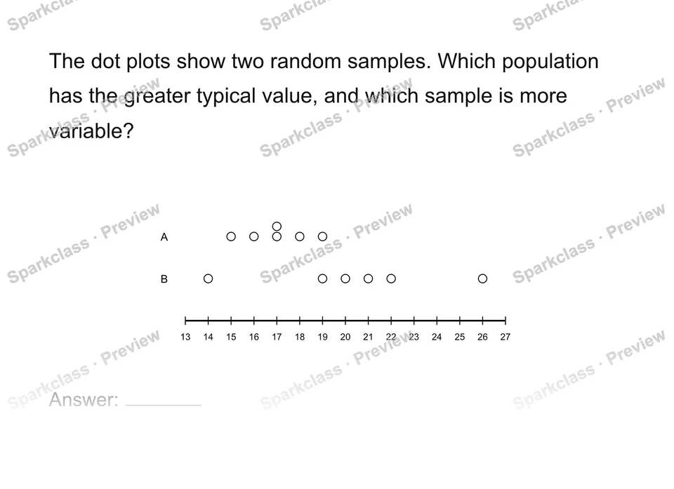 Compare center and variability — page 1