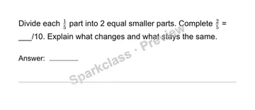 Explain equivalent fractions with models — Grade 4 problem preview