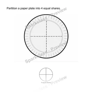 Make equal shares — Grade 2 problem preview