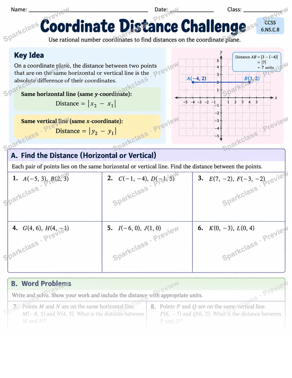 Same Axis Distance — page 1