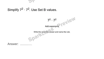 Multiply powers with the same base — Grade 8 problem preview