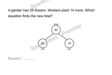 Choose the operation — Grade 2 problem preview